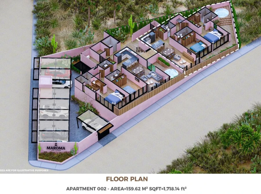 U. Priv. 7 Mza 3 Condominio Santa Ana, Maroma Los Cabos, Cabo Corridor